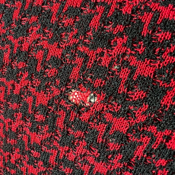 Ming Wang Houndstooth Tweed Knit Jacket Braided Trim Gold Buttons NWT FLAW - Picture 8 of 16